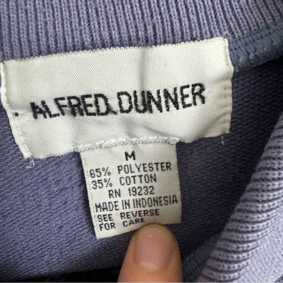 Vintage Grandma-core Purple Sweatshirt Size M - Picture 5 of 6